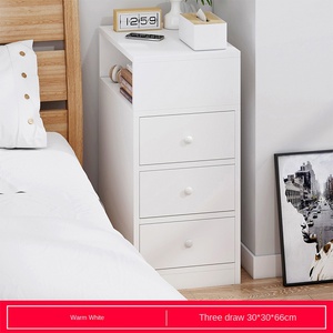 Bùng Nổ sang trọng hiện đại bằng gỗ đầu giường năm ngăn kéo tủ lưu trữ đơn giản thông minh hẹp nhỏ cạnh giường ngủ bảng cho tiết kiệm không gian - Product Image 6