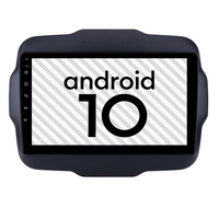 Lecteur multimédia GPS Android 10 de 9 pouces pour Jeep Renegade 2016-2018 avec prise en charge USB AUX WIFI caméra de recul OBD2