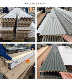Panneaux muraux cannelés décoratifs résistants aux rayures, à assemblage sans joint, fournis directement par l'usine - Product Image 4