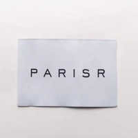 Étiquette de col personnalisée en gros pour vêtements, avec découpe laser et logo écologique pour vêtements, sacs, chaussures