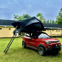 Tente de toit pour voiture souple de camping en gros, abri solaire pour voiture SUV et camion, tente de toit à coque souple légère pour 2 personnes, 4 saisons