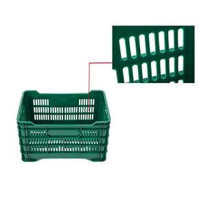 กล่องเก็บผักผลไม้แบบตาข่ายพลาสติก กล่องขนย้าย กล่องใส่ของ รีไซเคิลได้ ซ้อนกันได้ สำหรับเก็บของทางการเกษตร - Product Image 4