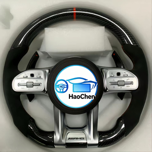 Ensemble complet de volant pour Mercedes Benz W213 Classe E <span class=keywords><strong>E220d</strong></span> E350 AMG Line, volant à fond plat, remplacement direct - Product Image 5