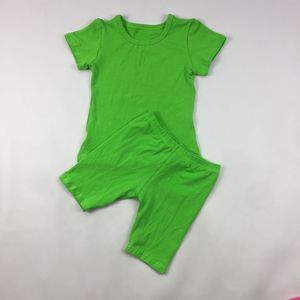 Conjunto de Ropa de Verano para Bebés, Niños y Niñas, Pijama de Manga Corta, Camiseta de Algodón de Manga Corta + Pantalones Cortos, Estilo Ajustado - Product Image 6