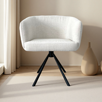 Chaise de salle à manger de style italien moderne et luxueux, rembourrée avec dossier, pour salon, chambre, bureau, meubles de maison