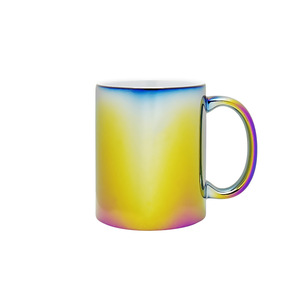 Nuevo Producto Beneluck, Taza de Café de Cerámica Transparente de 11 oz con Base Plateada, Diseño Moderno, Regalo Empresarial, Personalizable por Sublimación, con Agarre Ergonómico - Product Image 5