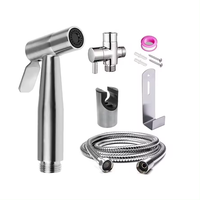 Ensemble de pistolet de pulvérisation de toilette portable moderne avec support de douche à jet haute pression pour hôtel