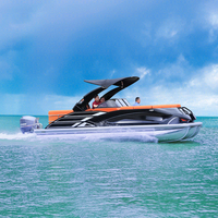 Bateau à réaction en aluminium entièrement soudé Kinocean, luxe, haute vitesse, pour la pêche à la dérive, nouvelle mode pour les divertissements aquatiques et les sports nautiques