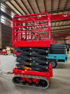 Con orugas de goma de 6 metros, puede superar obstáculos y realizar operaciones en alturas sin puntos ciegos, elevación tipo tijera - Product Image 2