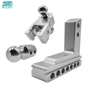 <span class=keywords><strong>Attelage</strong></span> de <span class=keywords><strong>remorque</strong></span> réglable en alliage d'aluminium JDA de 6 pouces, compatible avec un récepteur de 2 pouces, avec deux goupilles antivol pour VR - Product Image 6