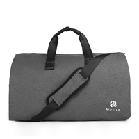 Sac de voyage en toile Oxford imperméable à logo personnalisé de grande capacité 45L, unisexe, fermeture éclair, pliable, solution de rangement pour costume d'affaires