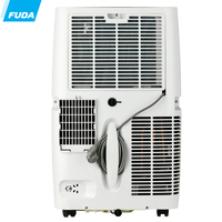 Climatiseur portable 3-en-1 sur pied 12000 Btu, refroidissement/chauffage électrique, 3 vitesses de ventilateur, télécommande, affichage LED numérique