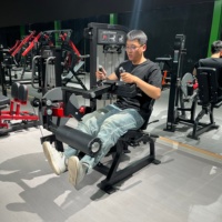 Équipement de musculation et de fitness de haute qualité, export direct d'usine, machine commerciale de musculation pour les jambes (extension et curl assis) avec garantie