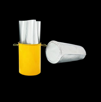 Doublure de fût en aluminium de 55 gallons, résistante à l'humidité et aux hautes températures, pour fond de fût en aluminium, scellable à chaud, pour liquides, huiles et graisses