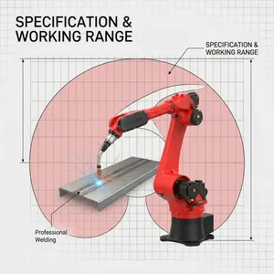 Robot Industrial de 6 Ejes BORUNTE BRTIRUS1510A, Carga Útil de 10 kg, Alcance de 1587 mm, para Soldadura y Recogida y Colocación - Product Image 4