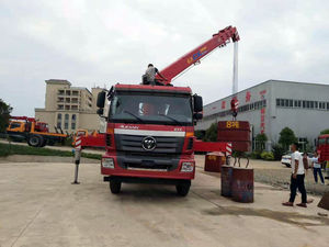 <span class=keywords><strong>Camion</strong></span> à <span class=keywords><strong>benne</strong></span> basculante Foton 4X2 6 tonnes 8 tonnes Monte Crane Hoisting Machinery 12m de rayon d'action - Product Image 6