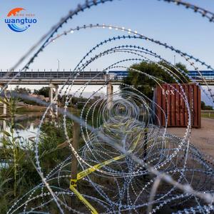 BTO-22 dao cạo dây thép gai lưới/giá thấp concertina nhúng nóng mạ kẽm lưỡi dao cạo dây thép gai - Product Image 4