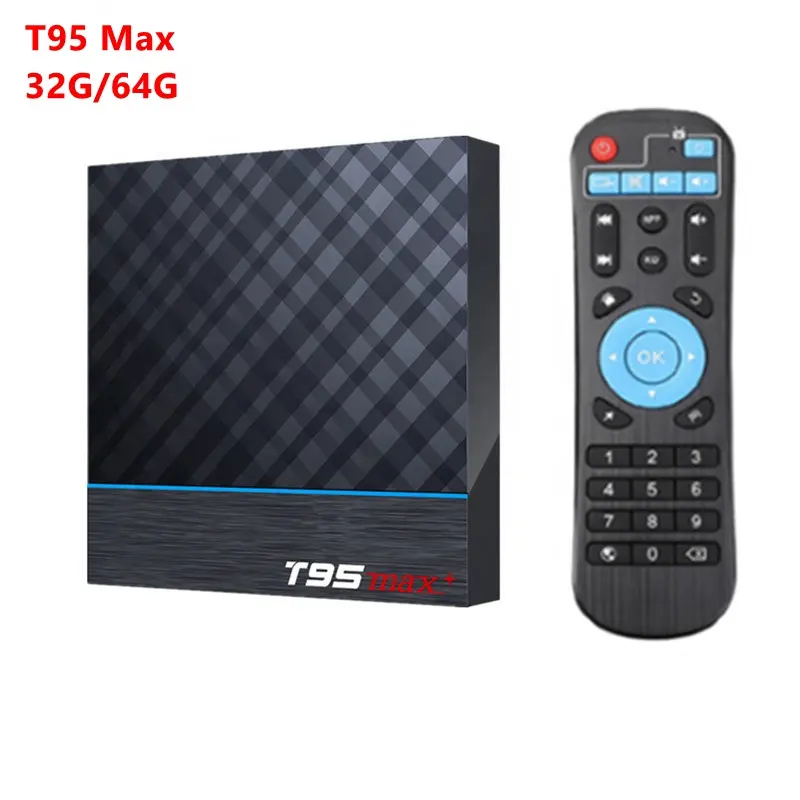 Bộ Chuyển Đổi TV Kỹ Thuật Số Internet Amlogic S905X3, Bộ Chuyển Đổi Tv Thông Minh OTT 4K Android T95 Max