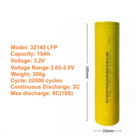 Cellule LiFePO4 IFR32140 de qualité A, 3,2 V 15 Ah, batterie Li-ion pour modifications de bateaux RC haute puissance, grandes voitures RC, ventilateur sans fil 32140