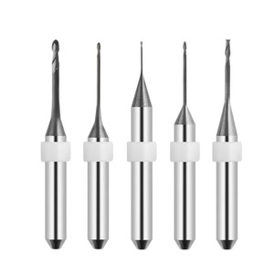 Fresa DC con Rivestimento in Diamante 1.0-2.5 mm per Laboratorio Dentale <span class=keywords><strong>CAD</strong></span>/<span class=keywords><strong>CAM</strong></span>, Fresa per Zirconia e PMMA, Adatta per Fresatura JINY. - Product Image 1