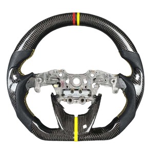 Volante Deportivo Perforado de Cuero y Fibra de Carbono, el Más Popular, para Hyundai LAFESTA - Product Image 1