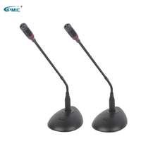 Système de microphone de conférence à condensateur à col de cygne pour table de réunion filaire de bureau 48v Xlr