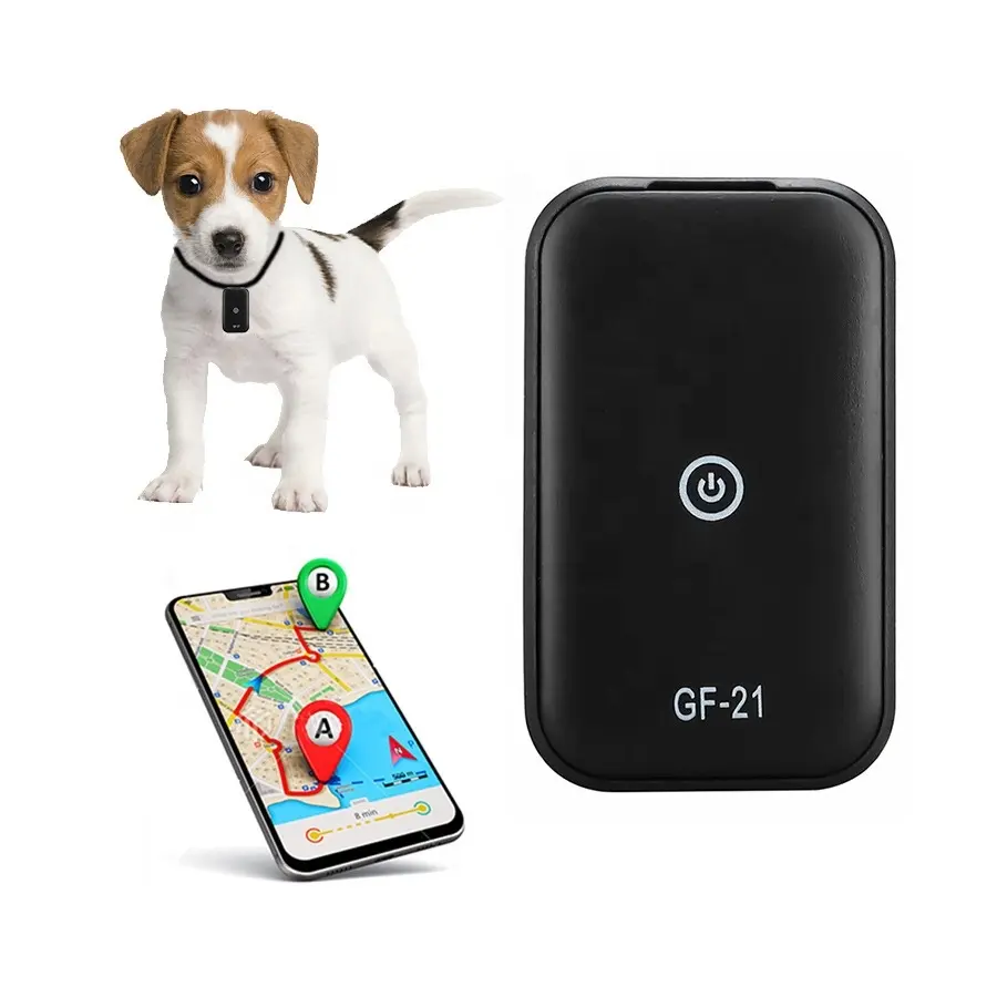 GF21 WIFI GPS Tracker Magnetic Auto GPS Locator 500mAh Rechargeable Anti-Lost SOS Tracking Device Kids Cars Pets GF-21