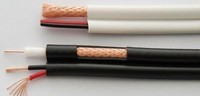 Haute Qualité RG6 câble coaxial blanc
