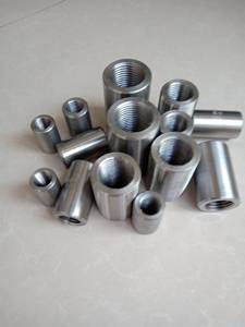 Acoplador de barra de refuerzo de rosca recta reutilizable, acero al carbono, aleación de zinc, acabado pulido, duradero y rentable - Product Image 6