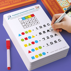Libro <span class=keywords><strong>de</strong></span> Aprendizaje <span class=keywords><strong>de</strong></span> Matemáticas y Entrenamiento <span class=keywords><strong>de</strong></span> Concentración con Trazado <span class=keywords><strong>de</strong></span> Líneas, Libro <span class=keywords><strong>de</strong></span> Actividades Educativas Tempranas, Rompecabezas <span class=keywords><strong>de</strong></span> Inteligencia, Certificado por CPC CE, Gran Venta - Product Image 4