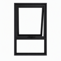 Ventana Abatible Superior de Aleación de Aluminio Hecha a Medida para Proyectos Residenciales, Apartamentos, Villas, Hoteles, Oficinas y Edificios Comerciales