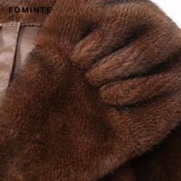 Manteau court réversible en fausse fourrure pour femme, coupe-vent, design personnalisé, chaud et luxueux pour l'hiver
