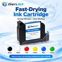 Imprimante jet d'encre portable 600 DPI avec écran tactile 12,7 mm pour codage de date, lot, QR, code-barres et logo sur carton, plastique, métal, bois