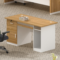 Escritorio y Silla de Computadora de Madera Modernos, Sencillos y Duraderos con Cajones para Uso Doméstico, Marca GENOVA, Garantía de 5 Años