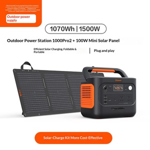 อุปกรณ์จ่ายไฟกลางแจ้ง แบตเตอรี่สำรองความจุขนาดใหญ่ 1000pro2-100w ชุดชาร์จไฟแบบพกพา - Product Image 1