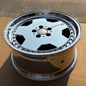 Rines AVT Cromados 5x112 Forjados de 18 Pulgadas, Rines Clásicos de Aleación para Automóviles de Pasajeros para <span class=keywords><strong>Mercedes</strong></span> W124 W205 W202 W204 W140 - Product Image 4