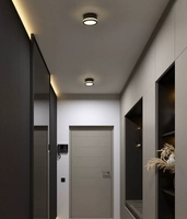 Plafonnier encastré ultra-plat sans découpe pour salon, chambre, couloir, allée, éclairage spot