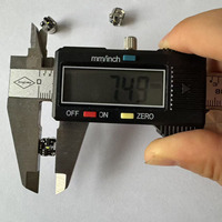 Mini Linterna LED Magnética de 7.5mm con Función Intermitente, Funciona con Batería, para Manualidades y Decoración de Fiestas (Batería Incluida)