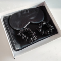 Nouvelle mode OEM Luxe Douceur et fraîcheur Couleur unie Teinte unie 16 19 22 MM 100% Soie de mûrier pure Ensemble de taies d'oreiller