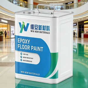 Peinture époxy auto-nivelante <span class=keywords><strong>haute</strong></span> résistance C18H20O3 pour sols d'usine, garages, entrepôts et bureaux - Product Image 3