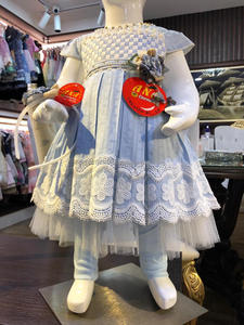 Nuevo diseño cajas pequeñas estilo vestido de algodón último vestido de bebé diseños de lujo niños primavera vestido de baile Formal - Product Image 6