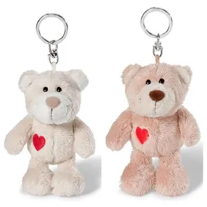 Mini teddy bears Small Pendant Plush Stuffed Animalsbling christmas teddy bear keychains