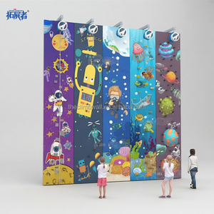 Mur d'escalade intérieur pour enfants certifié CE – <span class=keywords><strong>Centre</strong></span> de divertissement pour aire de jeux et équipement de terrain de jeu - Product Image 4