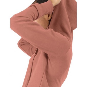 Sweat-shirt à capuche doublé coupe-vent en molleton de coton 360 g/m² pour femme, design personnalisé, écologique, uni, collection Hiver 2026 - Product Image 2