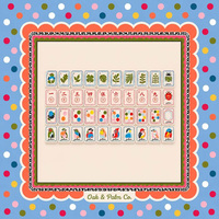 Fichas de Mahjong con Diseño Botánico de Hojas de Ginkgo, Pájaros y Flores, con 10 Fichas de Pájaros y 8 Diseños de Flores Silvestres