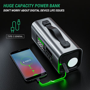 Máy khởi động bình ắc quy di động đa năng 6 trong 1, tích hợp bơm lốp, máy nén khí, sạc dự phòng, đèn LED siêu sáng, model 2025 - Product Image 3