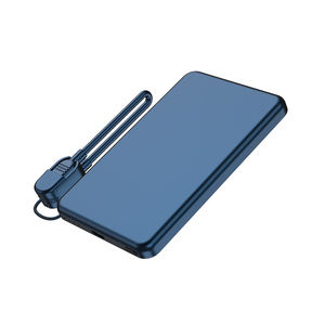 Batterie externe ultra-fine 5000 mAh Modèle WP038 avec <span class=keywords><strong>charge</strong></span> <span class=keywords><strong>sans</strong></span> <span class=keywords><strong>fil</strong></span> 15W et <span class=keywords><strong>charge</strong></span> rapide PD 20W, corps en alliage d'aluminium, design ultra-plat - Product Image 3
