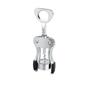 Ouvre-bouteille en alliage de zinc, <span class=keywords><strong>tire</strong></span>-<span class=keywords><strong>bouchon</strong></span> à ailettes robuste, <span class=keywords><strong>tire</strong></span>-<span class=keywords><strong>bouchon</strong></span> manuel multifonctionnel pour serveur, argent - Product Image 1