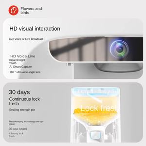 30-Day tazelik kilit akıllı görsel <span class=keywords><strong>Pet</strong></span> zamanlama kedi maması makine kuş çiçek köpekler için otomatik besleyici plastik yapılmış - Product Image 2