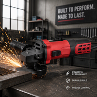 Meuleuse d'angle professionnelle industrielle et DIY avec moteur sans balais 11000 tr/min, construction métallique pour applications de découpe